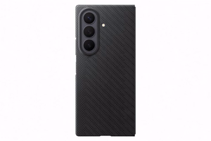 Samsung Galaxy Z Fold8 Ultra aramīda šķiedras magnētiskais vāciņš ar 2 pretatspīduma plēvēm, melns