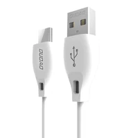 Dudao kabelis USB Type C 2.1A 1m balts (L4T 1m balts)