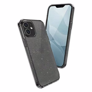 Uniq LifePro Tinsel viedtālruņa apvalks iPhone 12 mini - melns