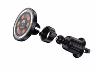 JELLICO auto turētājs Magsafe ar bezvadu uzlādi W14 15W Melns