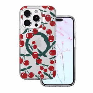 Cherry Mag maciņš paredzēts iPhone 14 Pro 6,1" caurspīdīgs