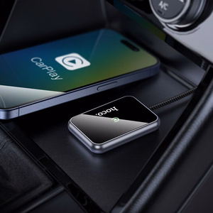 Bezvadu CarPlay adapteris Hoco HU1 melns