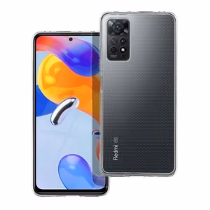 Caurspīdīgs viedtālruņa apvalks 2 mm XIAOMI Redmi Note 11 Pro 5G (kameras aizsardzība) caurspīdīgs