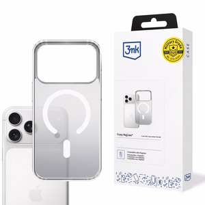 3mk Frosty Magnētiskais viedtālruņa apvalks iPhone 17 Pro Max - balts