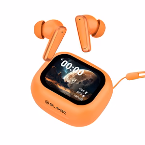 Blavec Bluetooth TWS Earphones BW-07 Live with LCD display (BW07L-O) orange