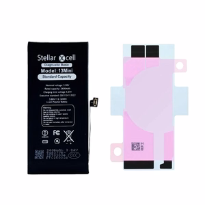 StellarXcell Diagnostic akumulators Apple iPhone 13 mini, 2410 mAh (standarta ietilpība + augstas kvalitātes BMS kopija)