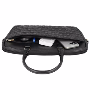 Wonder Portatīvā datora soma 15–16 collas pico quilted melnas krāsas