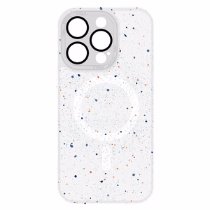 Tel Protect magnētiskais Splash matētais viedtālruņa apvalks Iphone 15 Plus, balts