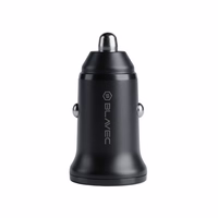 Blavec Car charger BS-01B-C Road - USB + Type C - QC 3.0 18W PD 20W with Type C to Type C cable (CCBS01BCR-UCB) black