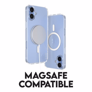 CARE by PanzerGlass Flagship viedtālruņa apvalks iPhone 16 Plus 6.7" balts/balts magnētiskais 1339