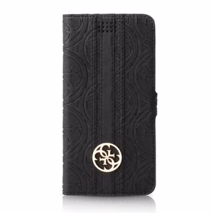 Guess 4G Heritage Book universāls XL maciņš 5.2" - 5.7" melns