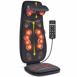 RENPHO Neck & Back Massage Cushion S Black kakla un muguras masāžas spilvens