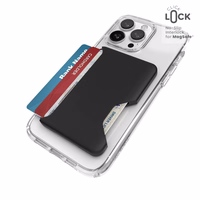 Speck ClickLock Wallet For MagSafe - Magnetic MagSafe Wallet (melns)
