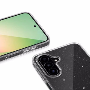 Tech-Protect FlexAir maciņš Samsung Galaxy A27 5G, caurspīdīgs ar spīdumiem