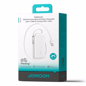 Внешний аккумулятор Joyroom "JR-PR2L" белый 10000mAh (35W)
