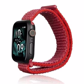Beline Siksniņa Apple Watch Nylon 42/45/45/49mm sarkans