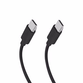SBS TECABLETISSUETCK USB-C - USB-C 1,5 m 60W pīts kabelis - melns