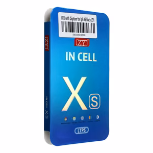 LCD ekrāns iPhone XS ar digitizeru melns