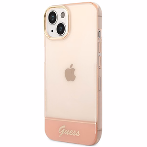 Guess GUHCP14MHGCOP iPhone 14 Plus 6.7 "rozā/rozā cietais apvalks Translucent