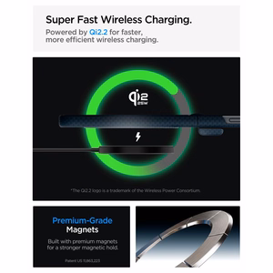 Spigen AirSkin Aramid MagFit MagSafe maciņš modelim Samsung Galaxy Z Flip 8 – tumši zils