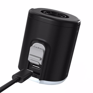 Flextail Tiny Pump 2X pārnēsājams sūknis 3 vienā (melns)