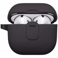 Uniq Clyde Lock apvalks AirPods 4 - melns