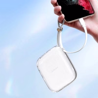 Power Bank Joyroom "JR-L005" balts 10000mAh 12W (PD / QC3.0) + integrēts Lightning kabelis