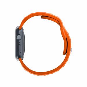 3mk silikona siksniņa Apple Watch, 38/40/41/42 mm, oranžs, mazais izmērs