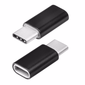 Адаптер Micro USB (мама) - Type C (папа) чёрный