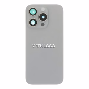 Aizmugurējais vāciņš saderīgs ar iPhone 15 Pro Max / Natural Titanium / (bez NFC flex) / OEM