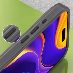 Magnētiskais abrazīvais viedtālruņa apvalks iPhone 17 Pro Max, saderīgs ar MagSafe - matēts melns