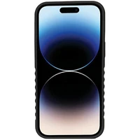 Audi sintētiskās ādas viedtālruņa apvalks MagSafe iPhone 14 Pro - melns