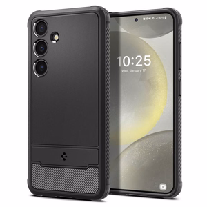 Spigen Rugged Armor viedtālruņa apvalks Samsung Galaxy S24 - matēts melns