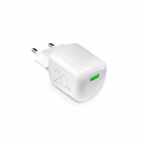 Puro 20W GaN USB-C sienas lādētājs - balts