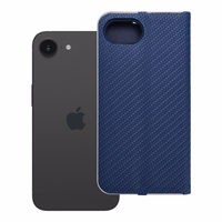 LUNA Book Carbon for IPHONE 16e (SE 4 2025) - zils (m)