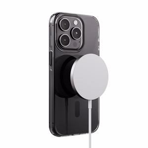 Crong Clear MAG Pro MagSafe vāciņš ierīcei iPhone 15 Pro, melns