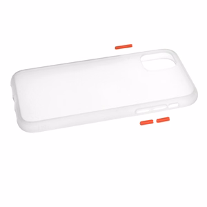 Vennus Color Button Bumper viedtālruņa apvalks Iphone 6/6S caurspīdīgs