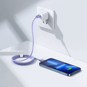 USB kabelis Baseus CAJY000205 violets Type-C / Lightning 200cm (līdz 20W)