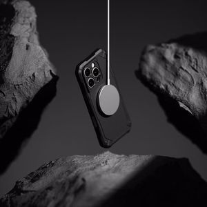Ringke Rugged Gear magnētiskais MagSafe viedtālruņa apvalks iPhone 16 Pro Max - melns