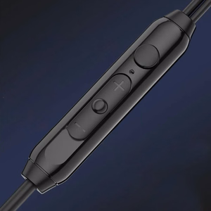 Dudao X1PROT ieliekamās vadu USB-C austiņas 1.2m - melnas