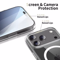 Tech-Protect FlexAir Hybrid Magnētiskais viedtālruņa apvalks Google Pixel 10 / 10 Pro - caurspīdīgs