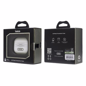 Audi IML ģeometrisks raksts AirPods 3 apvalks - balts