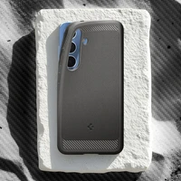 Spigen Rugged Armor Mag MagSafe Viedtālruņa apvalks Samsung Galaxy S25 - pelēks