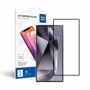 Aizsargstikls Blue Star - SAMSUNG Galaxy S25 Ultra Pilna seja (pilna līme/apvalka draudzīgs) - melns Aizsargstikls Blue Star