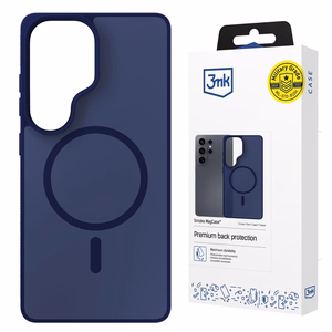 3mk Smoke MagCase zils – tālruņa vāciņš modelim Samsung Galaxy S26 Ultra