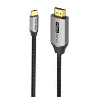 USB-C uz HDMI 2.0 kabelis Vention CRBBG, 1,5 m, 4K 60Hz (melns)
