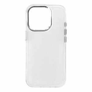 Mirdzošs viedtālruņa apvalks iPhone 16e - caurspīdīgs