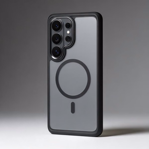 Maciņš Samsung S26 ULTRA Forcell F-Protect Smoke Hybrid Premium saderīgs ar MagSafe melns