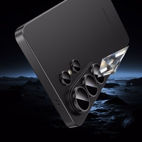 Benks rūdīta stikla stikls Warrior Lens Protector kameras aizsargstikls priekš Samsung Galaxy S26/S26 Plus (lēca 3 gab.) melns