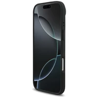 BMW M trīskrāsu metāla logotipa magnētiskais viedtālruņa apvalks iPhone 17 Air - melns